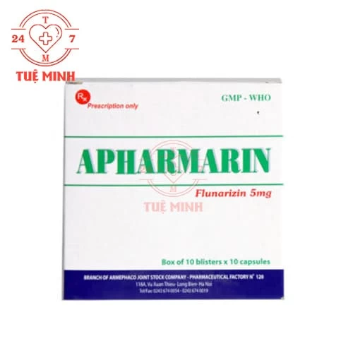Apharmarin 5mg Armephaco - Thuốc điều trị dự phòng bệnh đau nửa đầu